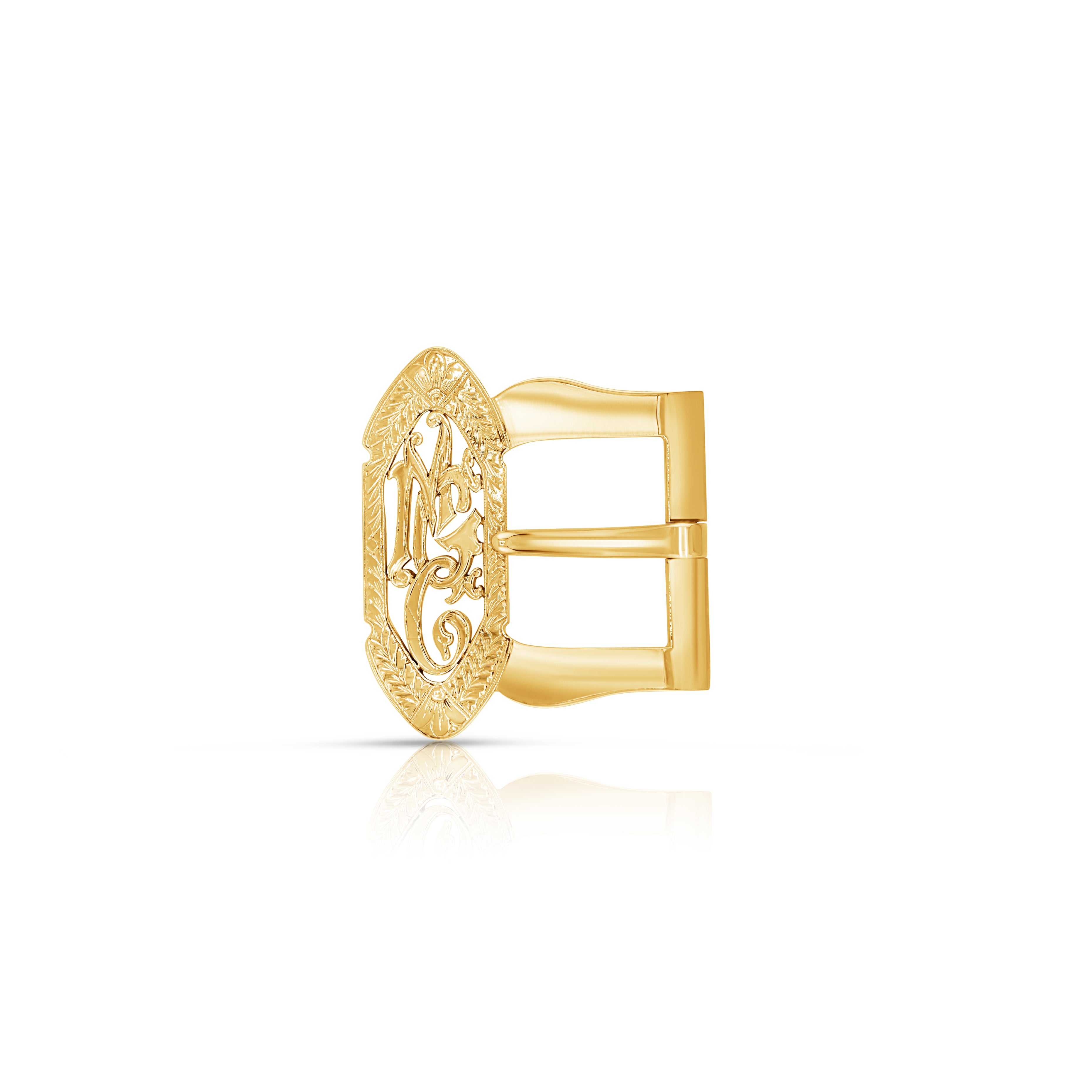 14K Yellow Gold Antique Belt Buckle – Diamond and Jewelry  display picture 1