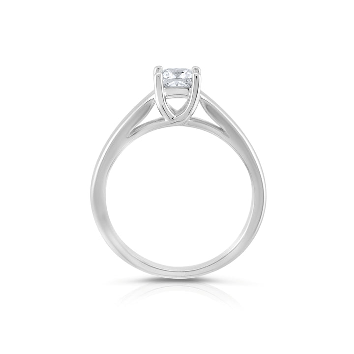 14K White Gold Diamond Solitaire ½ Ct