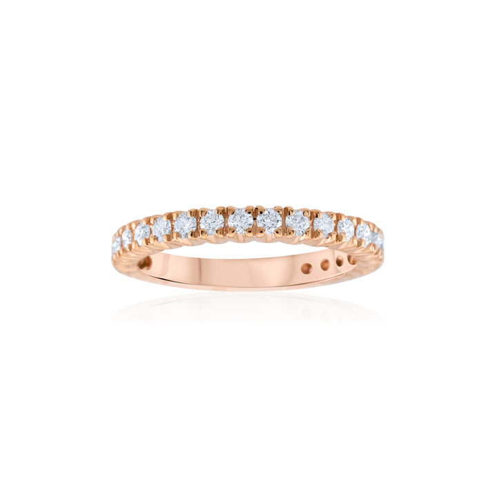 14K Rose Gold Diamond Classic Band ~ 1 Ct