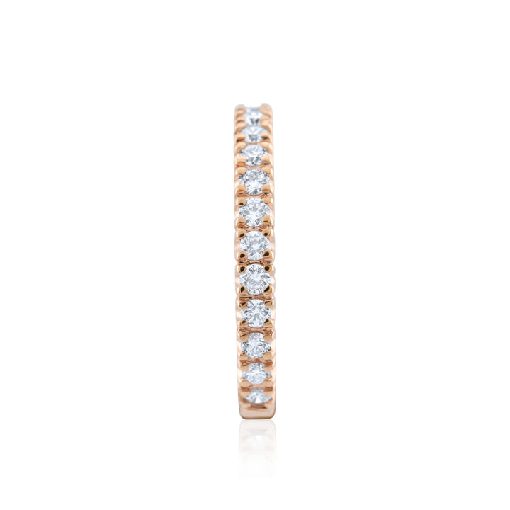 14K Rose Gold Diamond Classic Band ~ 1 Ct