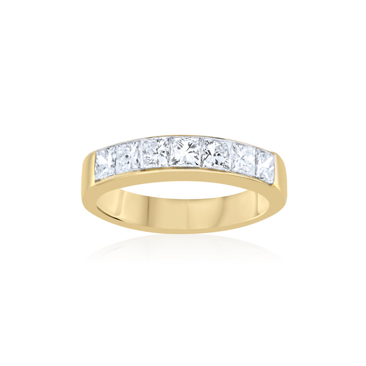18K Yellow Gold Diamond Band ~ 1 ½ Ct