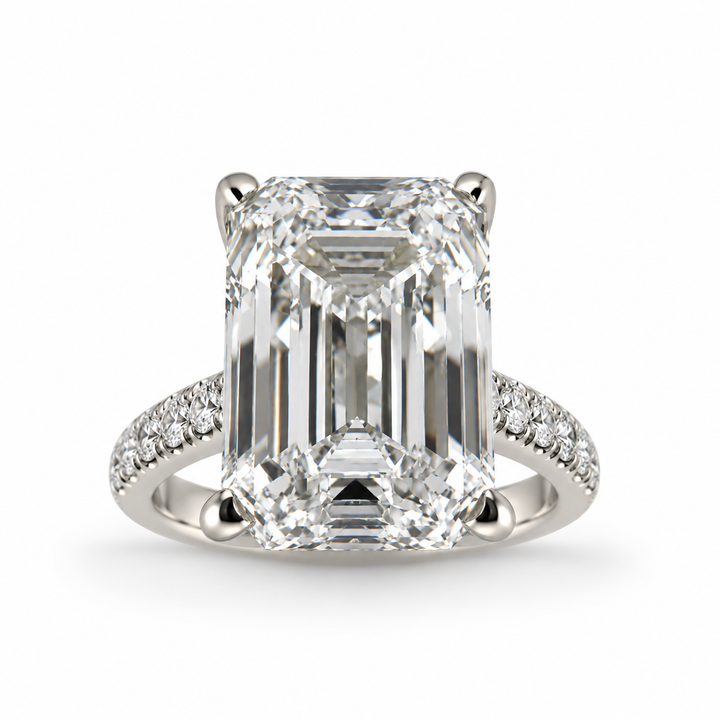 14K White Gold Johnny N. Design Lab Diamond Engagement Ring 10 Ct