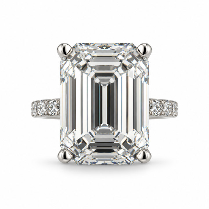 14K White Gold Johnny N. Design Lab Diamond Engagement Ring 10 Ct