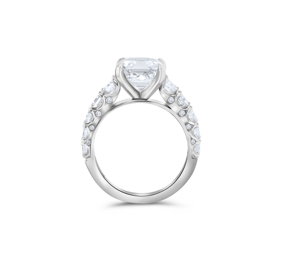 Platinum Diamond Engagement Ring 4 ½ Ct