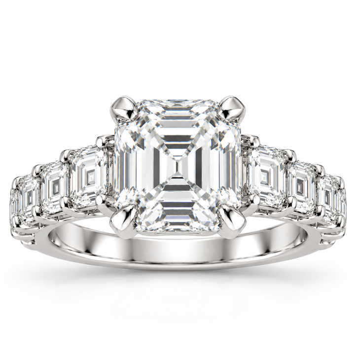Platinum Diamond Engagement Ring 4 ½ Ct
