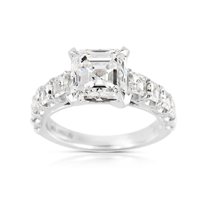 Platinum Diamond Engagement Ring 4 ½ Ct