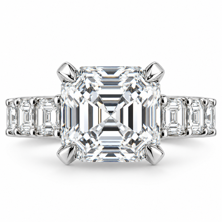 Platinum Diamond Engagement Ring 4 ½ Ct