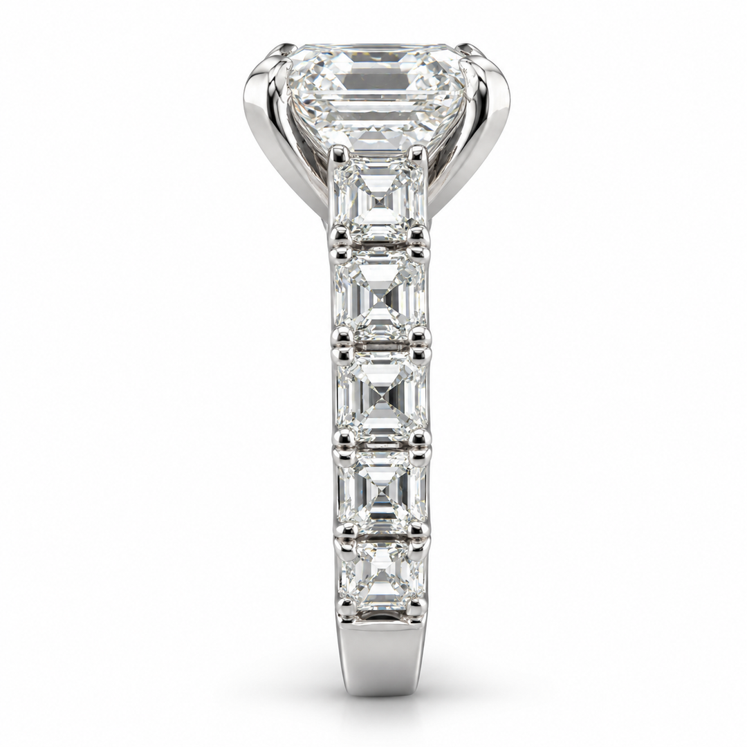 Platinum Diamond Engagement Ring 4 ½ Ct