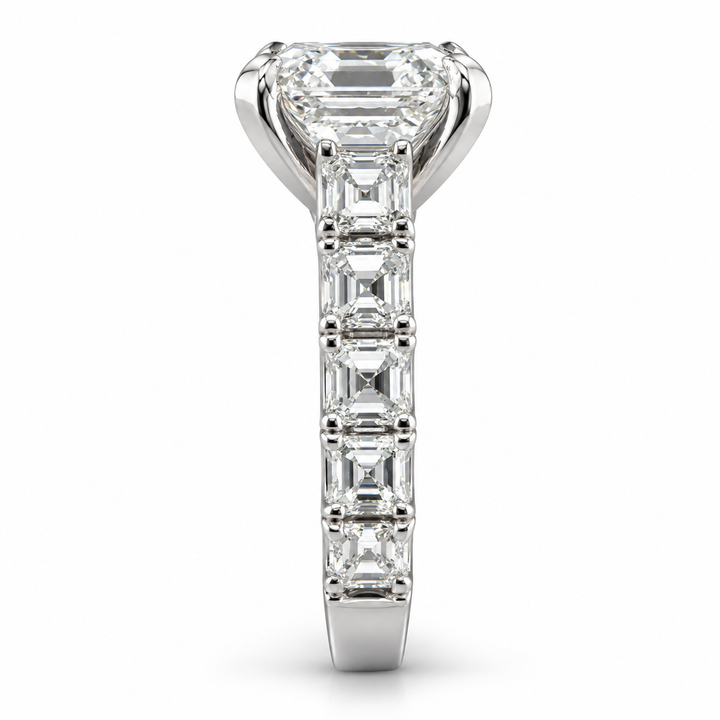 Platinum Diamond Engagement Ring 4 ½ Ct