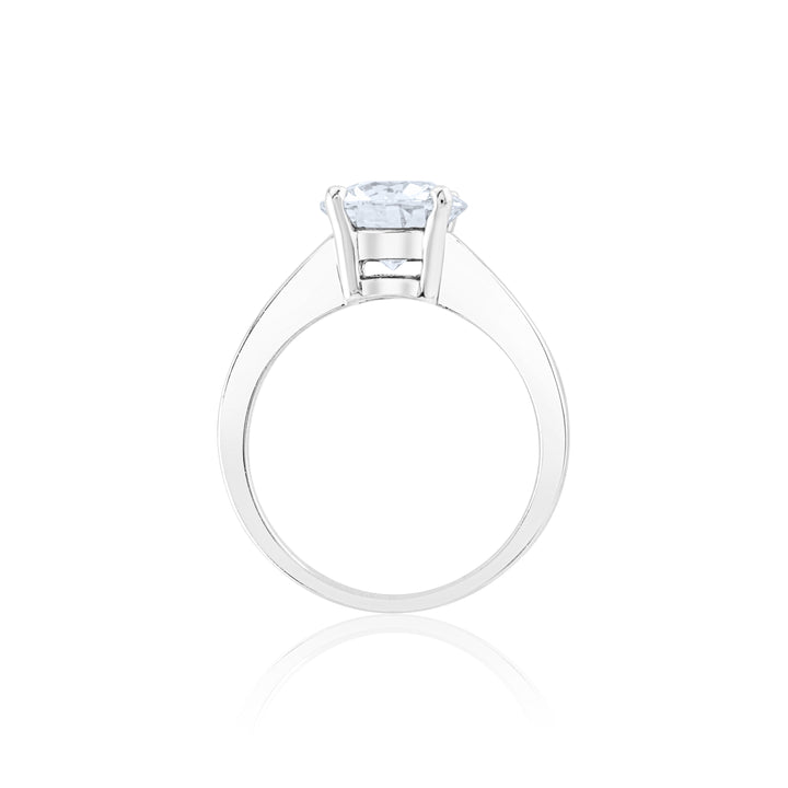 14K White Gold Classic Diamond Solitaire 2.32 Ct