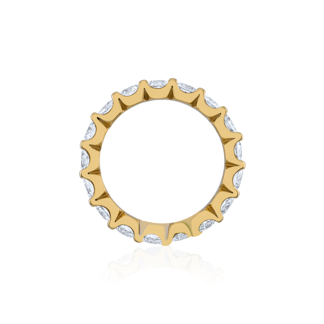 14K Yellow Gold Diamond Eternity Band ~ 3 ½ Ct
