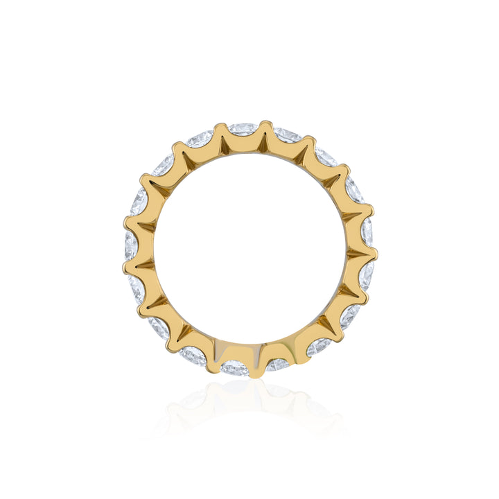 14K Yellow Gold Diamond Eternity Band ~ 3 ½ Ct